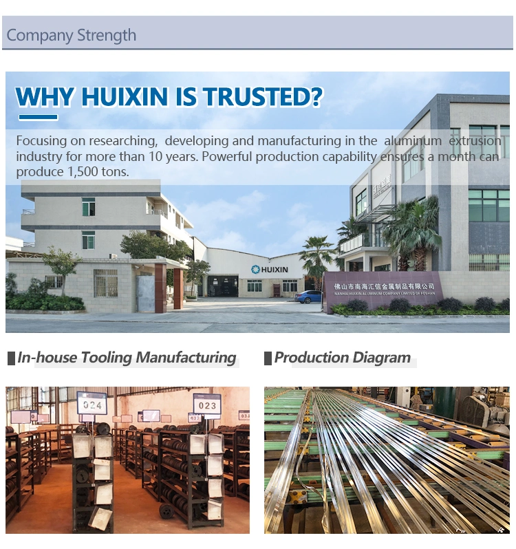 Extrusion Powder Coating Aluminum Curtain Tube Profile Cassette Blinds Components